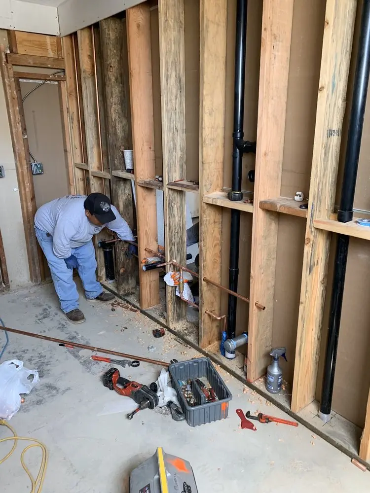 Commercial rough-in plumbing for Gas Line Repair in Contra Costa Centre